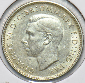 Australia 1942 6 Pence Kangaroo animal Ostrich Georgivs VI 902074 combine shippi