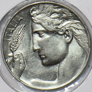 Italy 1921 R 20 Centesimi naked woman 295382 combine shipping