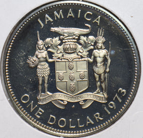 Jamaica 1973 Dollar Crocodile animal 193413 combine shipping