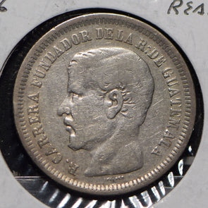 Guatemala 1866 2 Reales  290180 combine shipping