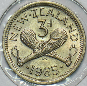 New Zealand 1965 3 Pence 297577 combine shipping