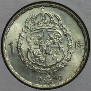Sweden 1949 Krona 240654 combine shipping