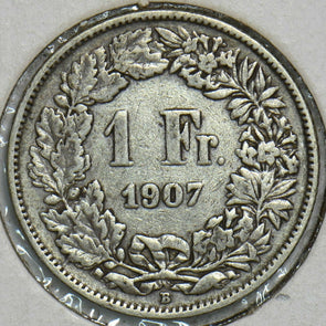 Switzerland 1907 Franc 153173 combine shipping