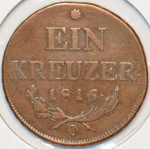 Austria 1816 O Kreuzer Eagle animal 902826 combine shipping