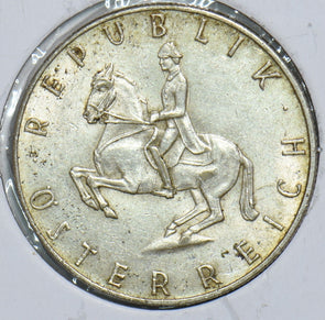 Austria 1960 5 Schilling Horse 198812 combine shipping