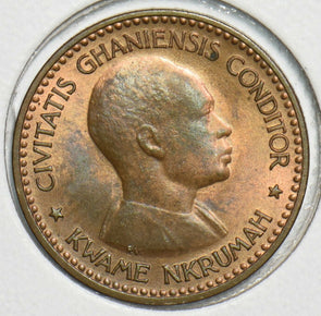 Ghana 1958 1/2 Penny 0 197758 combine shipping