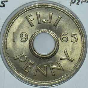 Fiji 1965 Penny 290767 combine shipping