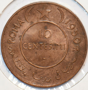 Somalia 1950 10 Centesimi Elephent animal 194711 combine shipping