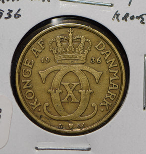 Denmark 1936 Krone  901380 combine shipping