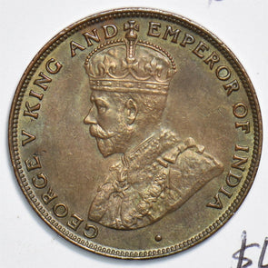 Hong Kong 1924 Cent BU 491421 combine shipping