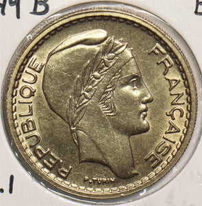 France 1949 B 10 Francs BU 199257 combine shipping
