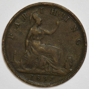 Great Britain 1891 Farthing 153203 combine shipping