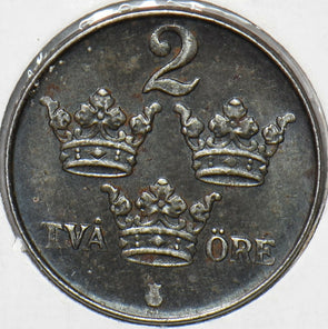 Sweden 1950 2 Ore UNC 194029 combine shipping