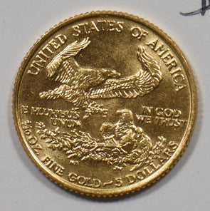 1986 $5 1/10oz Gold Eagle 1/10oz BU GL0282