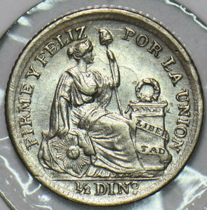 Peru 1912 1/2 Dinero 196690 combine shipping