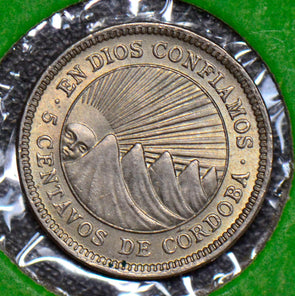 Nicaragua 1954 5 Centavos UNC 190508 combine shipping