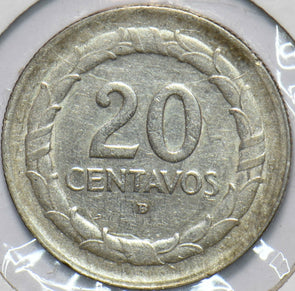 Colombia 1945 20 Centavos 192298 combine shipping