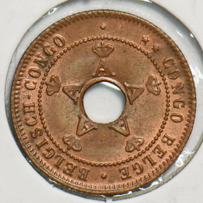 Belgium Congo 1919 Centime 491465 combine shipping