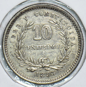 Uruguay 1893 10 Centesimos 240980 combine shipping