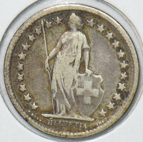 Switzerland 1898 1/2 Franc 295554 combine shipping