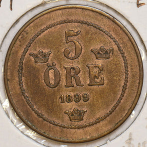Sweden 1899 5 Ore 297918 combine shipping