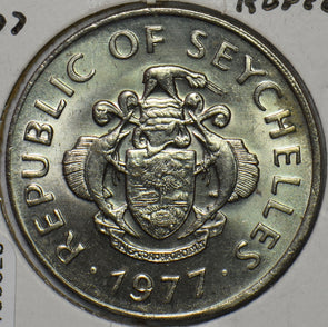 Seychelles 1977 Rupee Triton Conch animal 196026 combine shipping