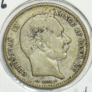 Denmark 1875 Krone Porpoise D0103 combine shipping
