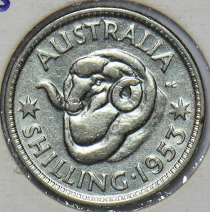 Australia 1953 Shilling Merino ram animal 902698 combine shipping