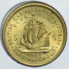 British Caribbean Territories 1962 5 Cents 198805 combine shipping