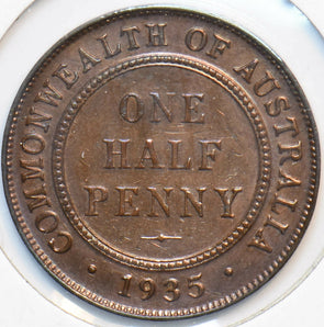 Australia 1935 1/2 Penny Georgivs V 150518 combine shipping