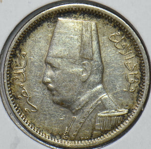 Egypt 1929 AH 1348 2 Piastres 296623 combine shipping