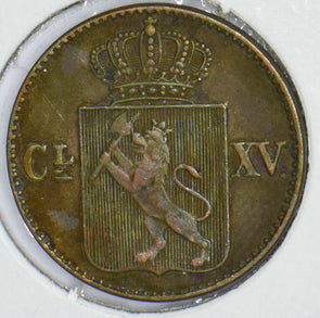 Norway 1867 1/2 Skilling Lion animal 290967 combine shipping