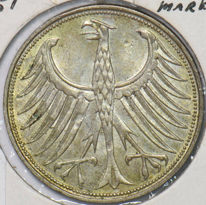 Germany 1951 D 5 Mark Eagle animal 195184 combine shipping