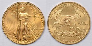 1986 25 Dollars gold 1/2oz Gold Eagle GL0260 combine shipping