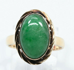 14k Gold Jadeite Ring RG0035