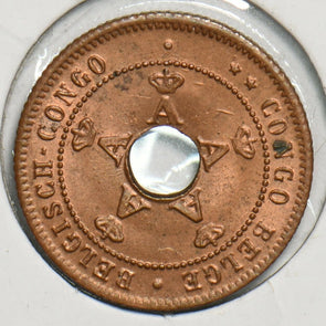 Belgium Congo 1919 Centime 491470 combine shipping