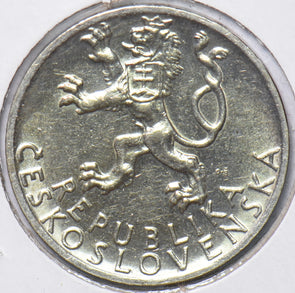 Czechoslovakia 1947 50 Korun Lion animal 294048 combine shipping