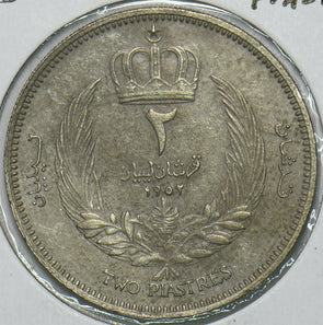 Libya 1952 AH 1372 2 Piastres 152528 combine shipping