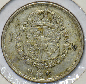 Sweden 1948 Krona 902773 combine shipping