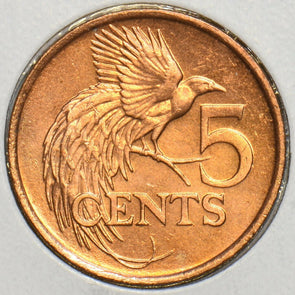 Trinidad & Tobago 1999 5 Cents Bird of paradise animal 904015 combine shipping