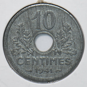 France 1941 10 Centimes 900143 combine shipping