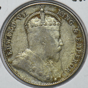 Straits Settlements 1910 B 20 Cents 194808 combine shipping