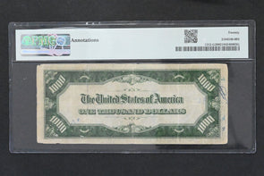 US 1934 A $1000 PMG Very Fine 20 Federal Reserve Notes Chicago Fr#2212-G Julian