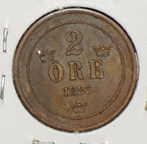 Sweden 1883 2 Ore  290616 combine shipping