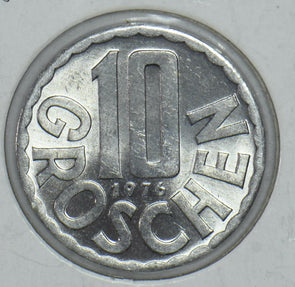 Austria 1976 Silver 10 Groschen Eagles animal 191574 combine shipping