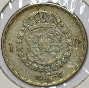 Sweden 1949 Krona 902791 combine shipping