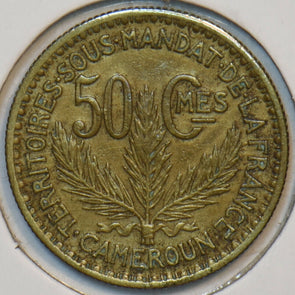 France 1925 Cameroon 50 Centimes 195589 combine shipping