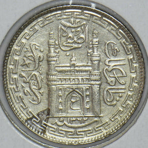 India Princely States 1943 1362AH 4 Annas Hyderabad 290688 combine shipping