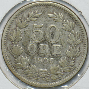 Sweden 1906 50 Ore 193956 combine shipping