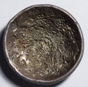Mexico 1800 ~99 8 Reales silver with ink Chinese chopmark, bowl shape C0372 comb